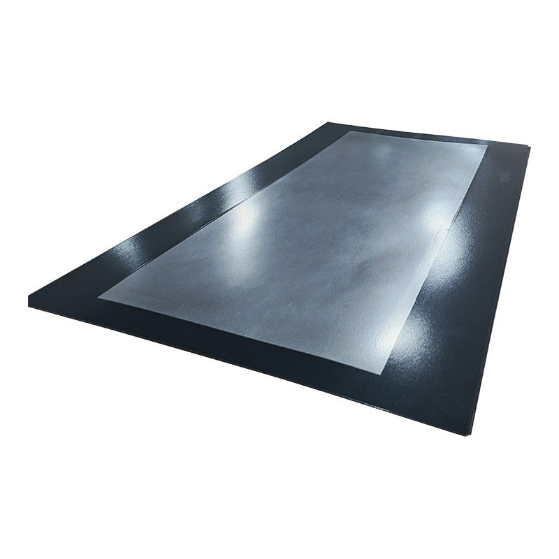 Compozit ranforsat cu fibra de carbon, placa bipolara flexibila din grafit, cu margini sudate