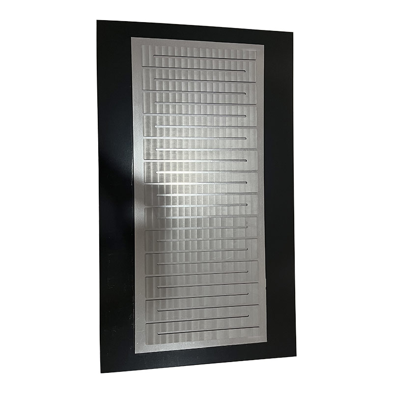 Compozit ranforsat cu fibra de carbon, placa bipolara flexibila din grafit, cu margini sudate
