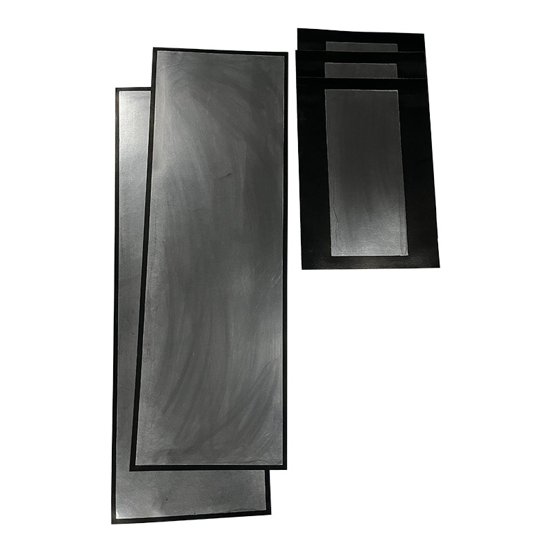 Compozit ranforsat cu fibra de carbon, placa bipolara flexibila din grafit, cu margini sudate