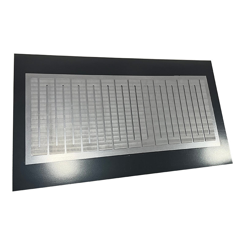 Compozit ranforsat cu fibra de carbon, placa bipolara flexibila din grafit, cu margini sudate